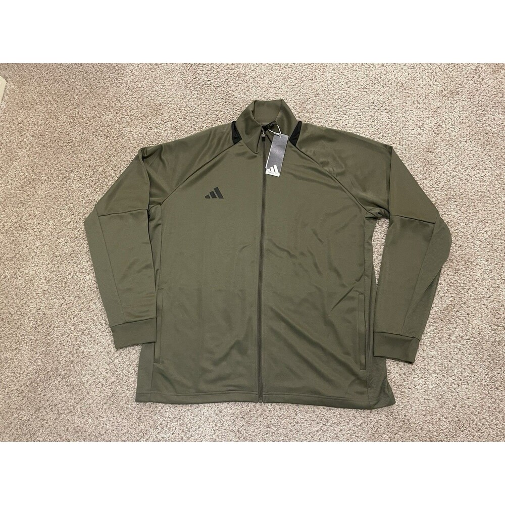 adidas Men's Sereno Cut 3-Stripes Aeroready Track Jacket  NWT Size XXL